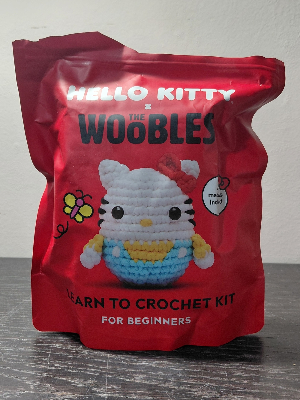 Like New Hello Kitty The Woobles Learn to Crochet Kit - For Beginners